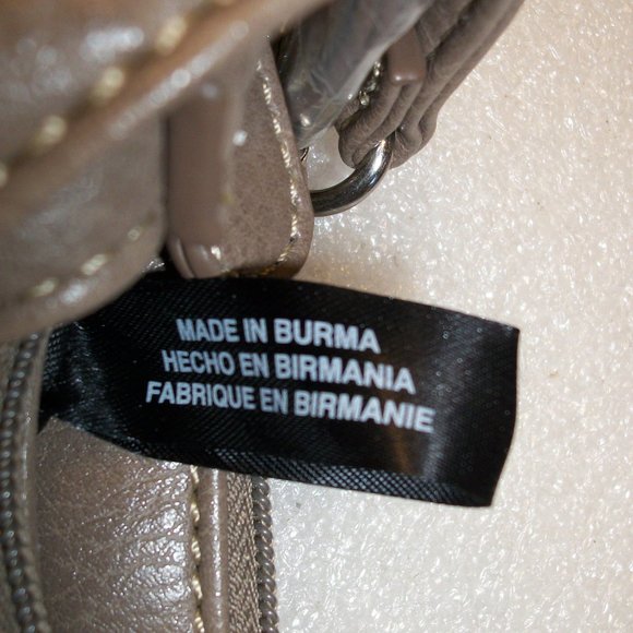 KOLTOV "Sarah" Taupe Faux Leather Satchel NWT 9.5"L x 7"H x 3"D Crossbody Strap - Picture 9 of 14